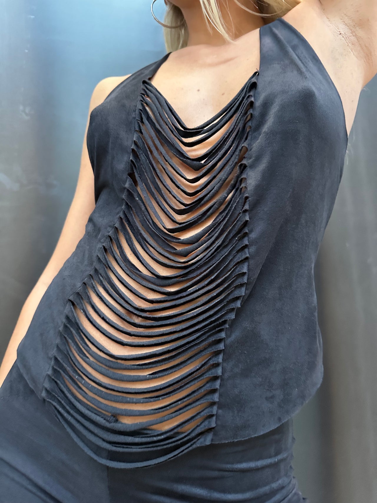 Moss halter top