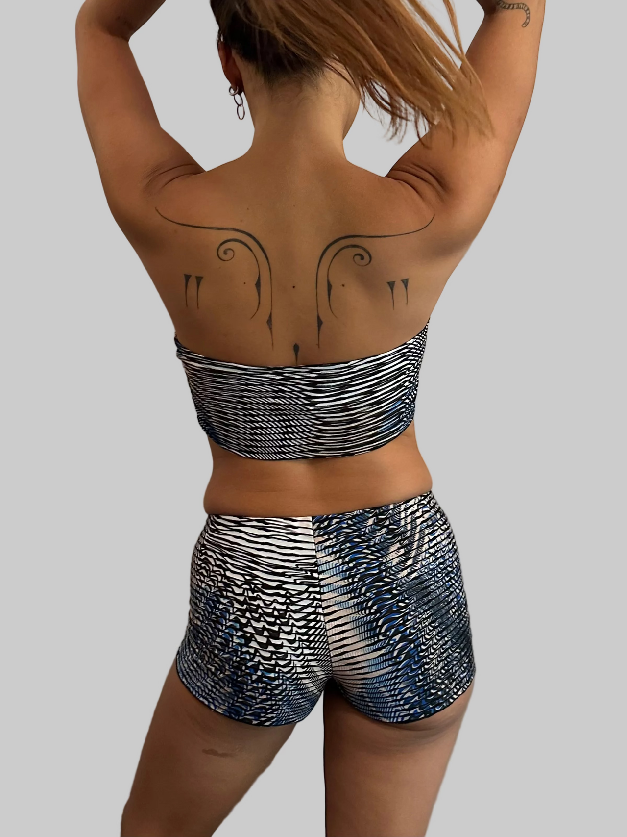 ZEBRA BANDEAU TOP